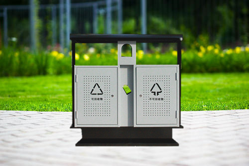 戶(hù)外沖孔兩分類(lèi)鍍鋅垃圾桶/街道/市政/學(xué)校適用多種場(chǎng)合